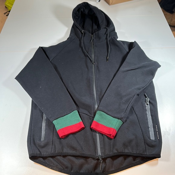 Men’s Bascom Project Long Sleeve Hoodie Sweatshirt Black Sz M - Picture 1 of 7